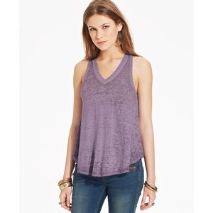 Free People Breezy Tank in Purple Haze